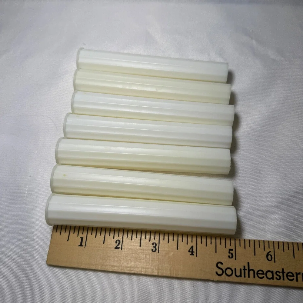 Wilton Vintage White Fluted Cake Pillars 5 Inch Tiered Support Columns Set of 14